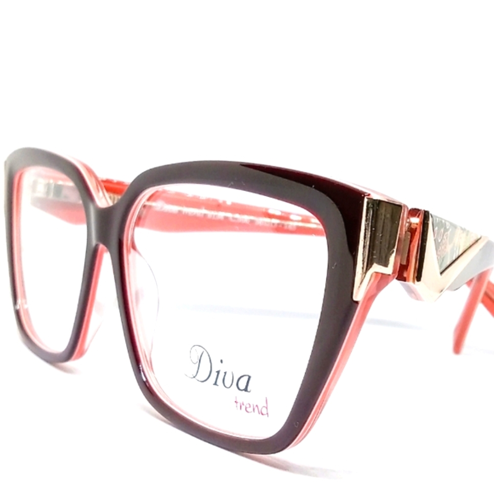DIVA TREND BY ESE INTERNATIONAL "8134" EYEGLASSES WITH DEMO LENS: